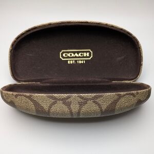 Coach Brown Eyeglass Case